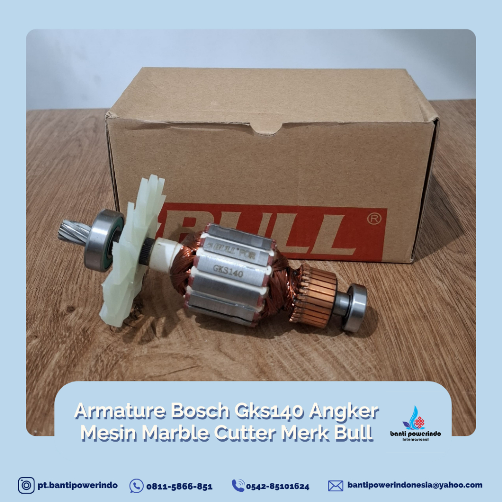 ARMATURE BOSCH GKS140 ANGKER MESIN MARBLE CUTTER BOSCH GKS 140 BULL