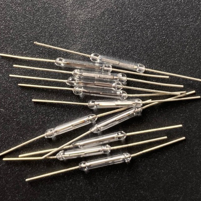 Reed Switch MKA14103 2*14 Mm Magnetic Reed Saklar Sensor NO(normally Open) DIY 2X14