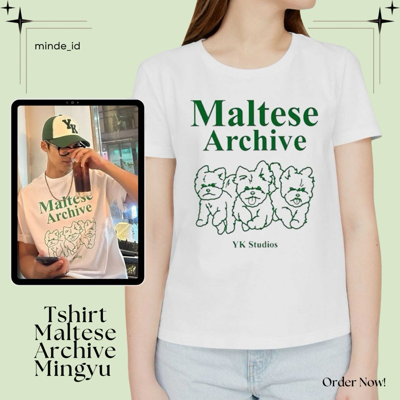 YK Studios T-Shirt Maltese Archive Mingyu
