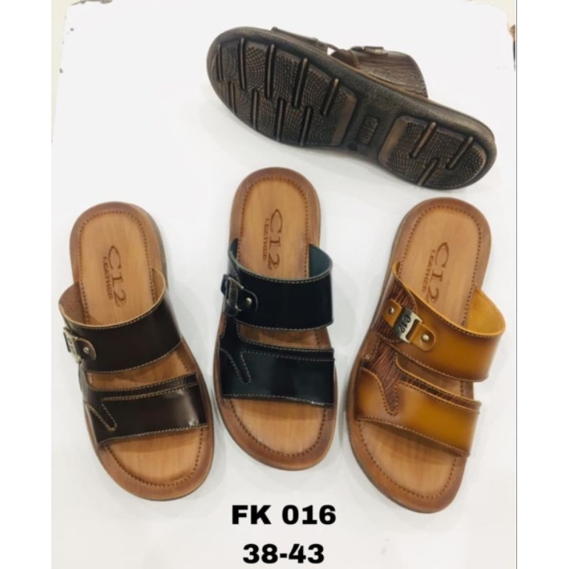 SANDAL KULIT PRIA C12 FK 016 38-43