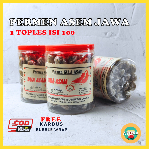 

PERMEN ASAM JAWA JADUL 1TOPLES ISI 100