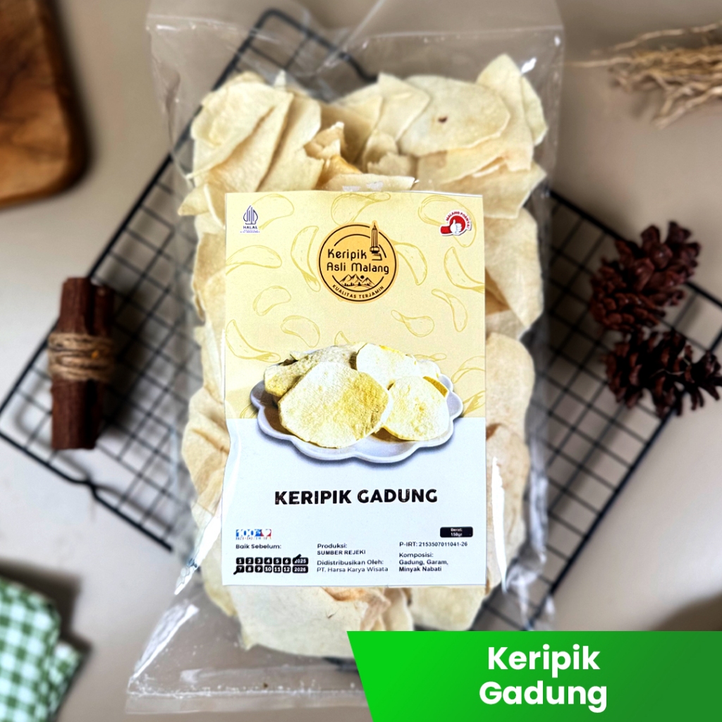 

Keripik Gadung I Keripik Gadung 150gr I Keripik Malangan Gadung I Keripik Umbi Gadung Renyah I Oleh Oleh Malang