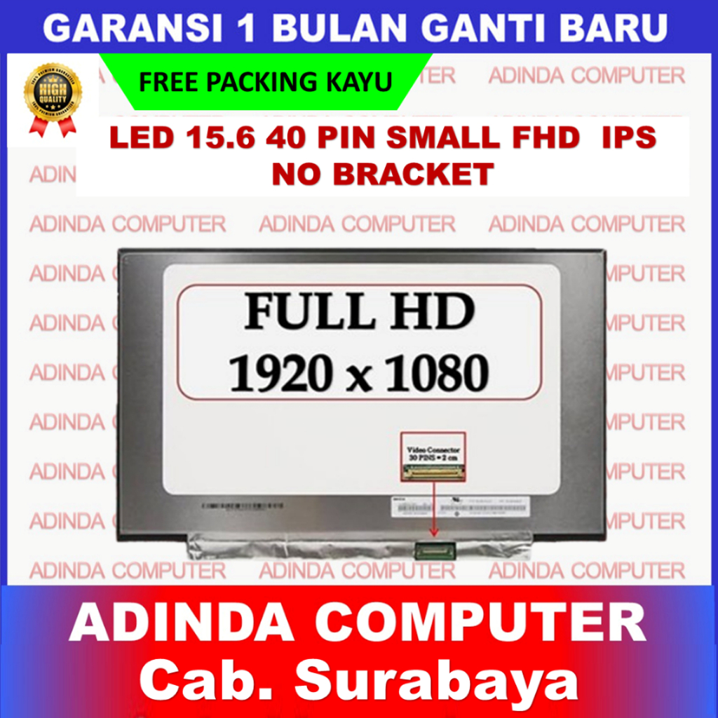 LCD LED MSI KATANA GF66 11UC 11UD 15.6 Inch 40 Slim FHD NB