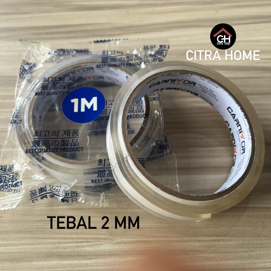 Carnivor Isolasi Magic / Double Tape Nano 20mm x 1 meter Tebal 2mm