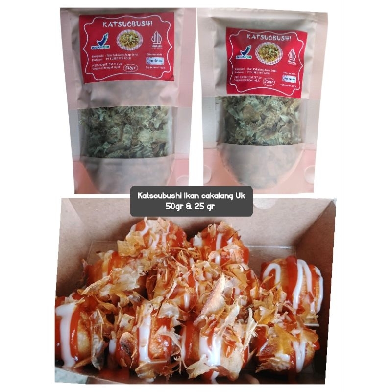 

Katsoubushi Ikan Cakalang serutan 50gr 25gr taburan bahan takoyaki serutan bonito terlaris
