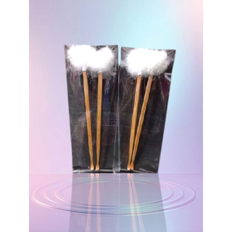 Alat Korek Kuping Panjang 18cm (2pc) /Alat Korek Kuping Kayu / Alat Pembersih Kotoran Telinga