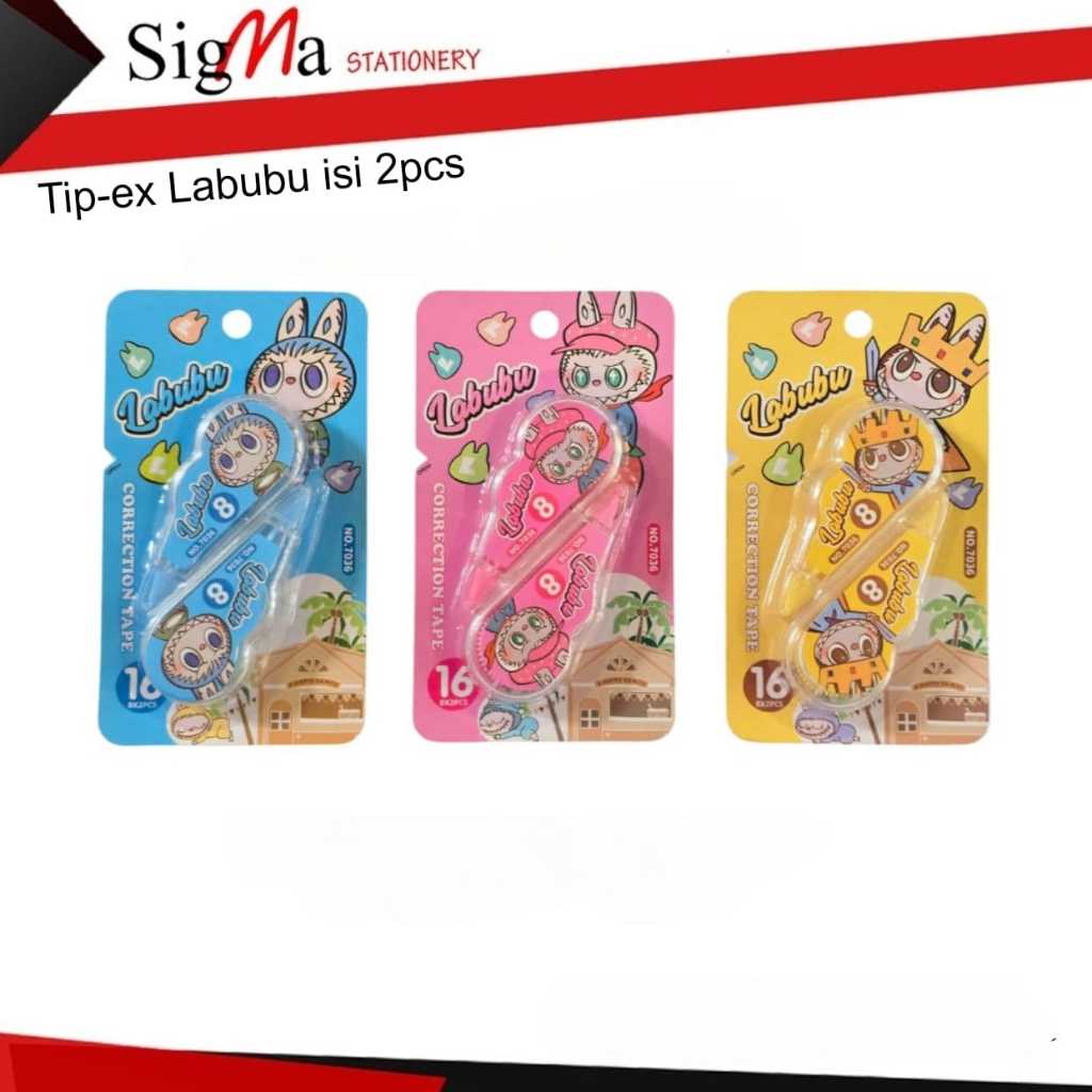 

Tip-Ex Kertas LABUBU / Tipex Kertas LABUBU / Tipex LABUBU / Correction Tape LABUBU