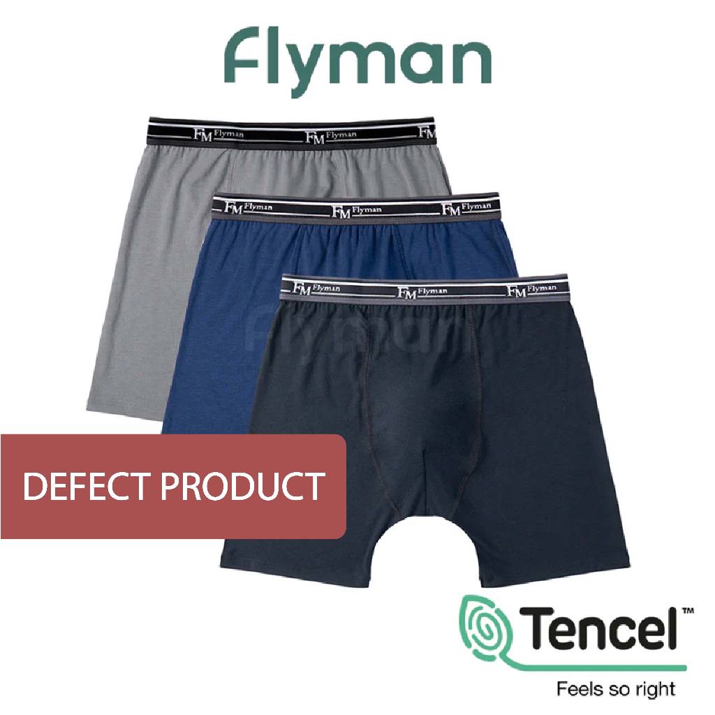 Flyman Celana Dalam Boxer Pria Panjang 1 PCS FM 3225D
