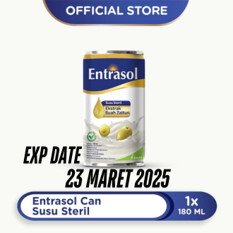 

ENTRASOL CAN SUSU STERIL EKSTRAK BUAH ZAITUN 180ML