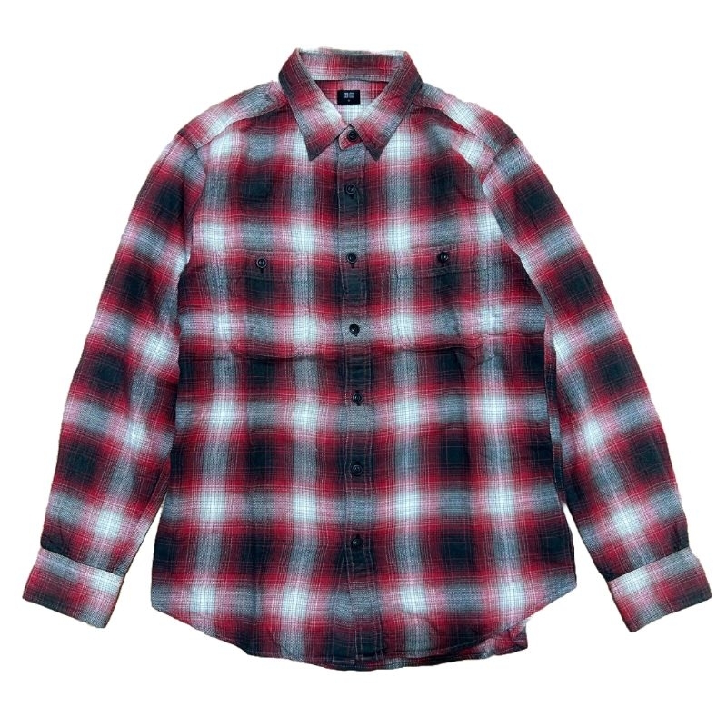 Kemeja Flannel Veterano Uniqlo Second Original
