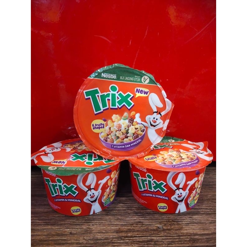 

Nestle Trix sereal rasa buah cup 30gr/60gr terbaru