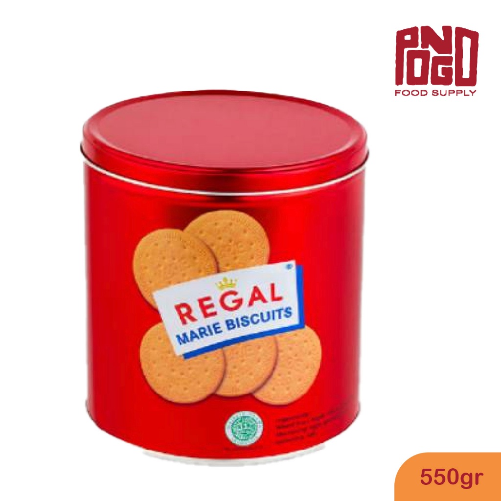 

Regal Biscuit Marie Tin 550gr Wafer Biskuit Lebaran