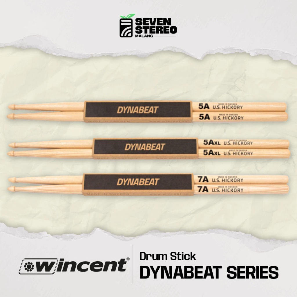 Wincent Dynabeat Series - Stick Stik Drum 5A 5AXL 7A