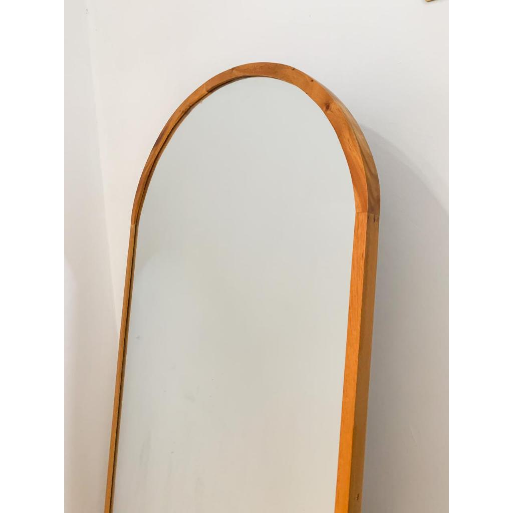 Standing mirror frame kayu Cermin berdiri Standing Mirror Cermin Full Body