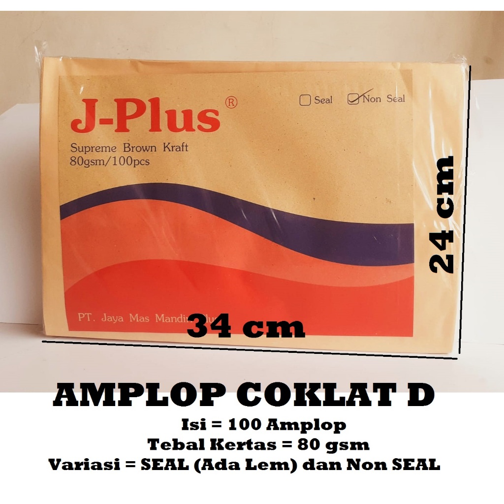 

AMPLOP COKLAT FOLIO/AMPLOP SAMSON D