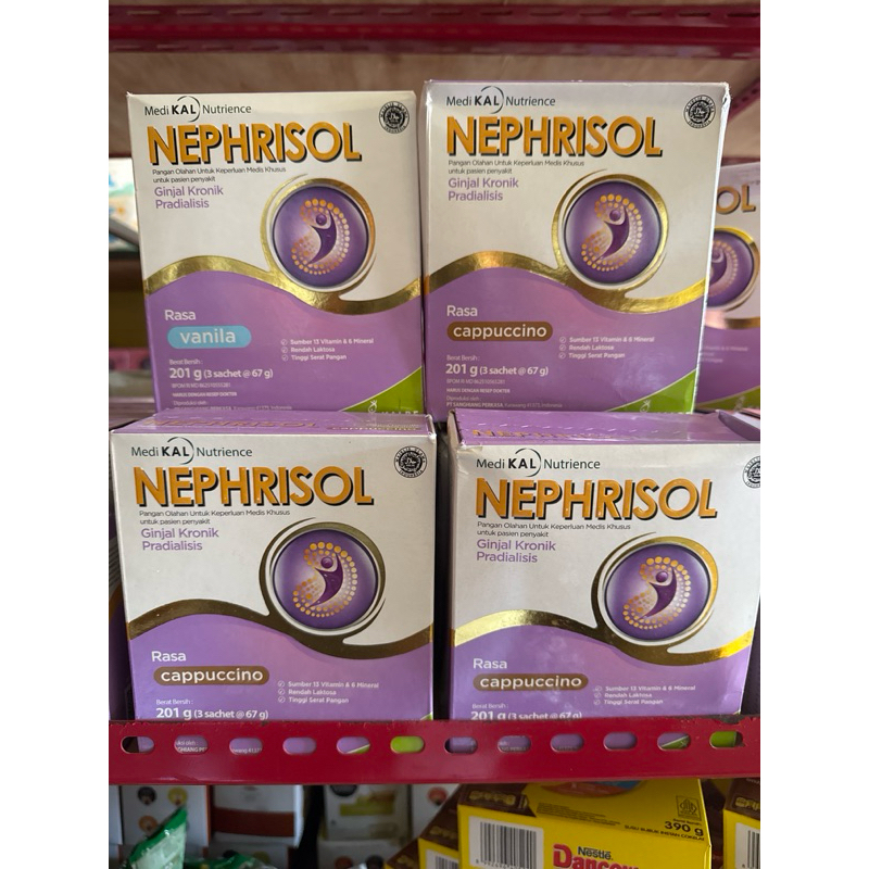 

NEPHRISOL UNTUK GINJAL KRONIK PRADIALISIS 201g VANILA CAPPUCCINO