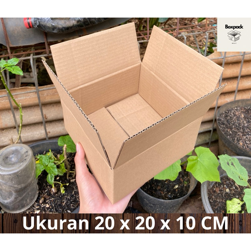 

Kardus Packing Uk. 20 x 20 x 10 Cm