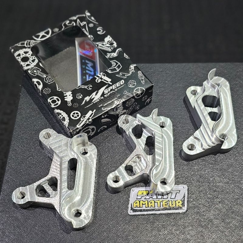 Bracket kaliper Nissin samurai 4p ninja r 300mm ninja rr 320mm breket Nissin samurai 4 piston ninja 