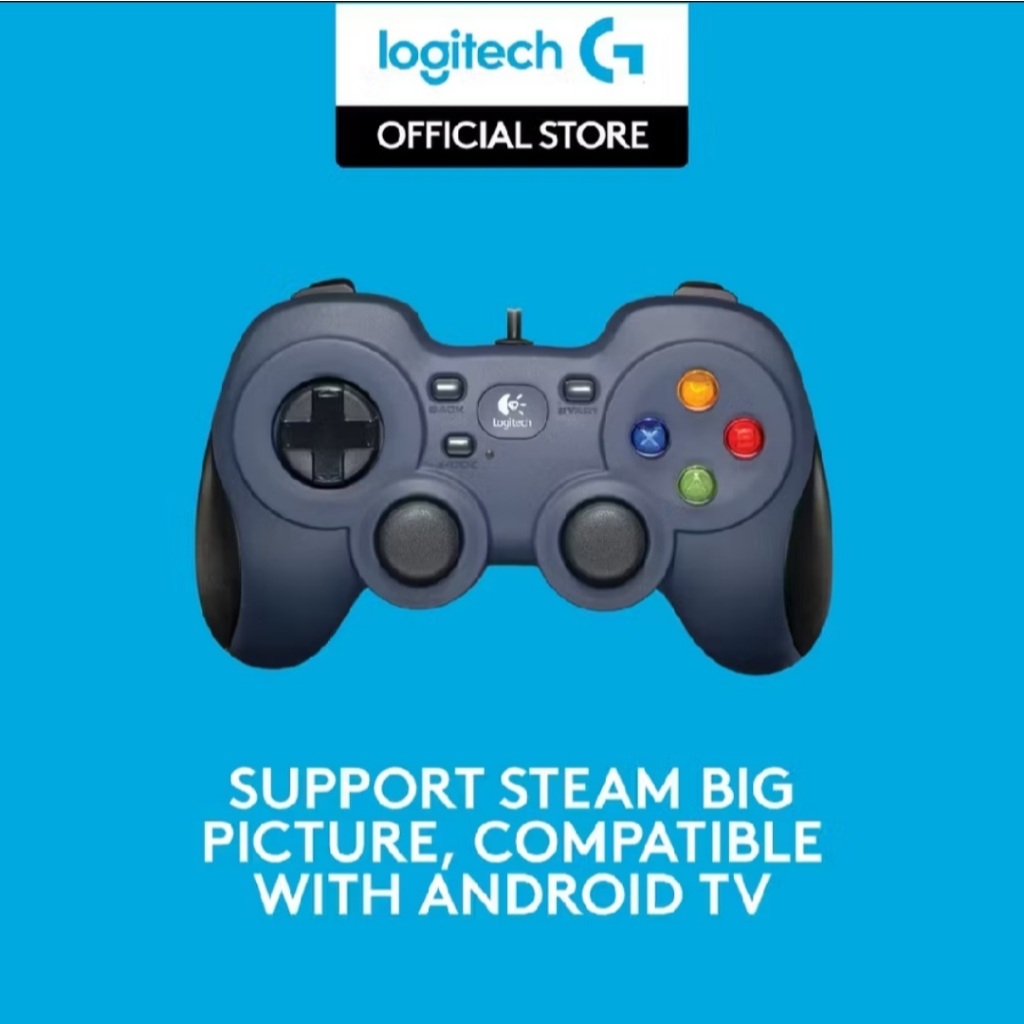 (Bekas Seperti Baru) Logitech F310 Gamepad Joystick Wired Extra Comfortable untuk PC dan Android TV