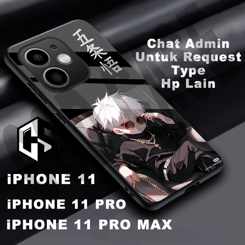 (COD 91) Softcase glossy kilau untuk type Hp IPHONE 11 / Motif Anime/case iphone 11 pro/casing iphon