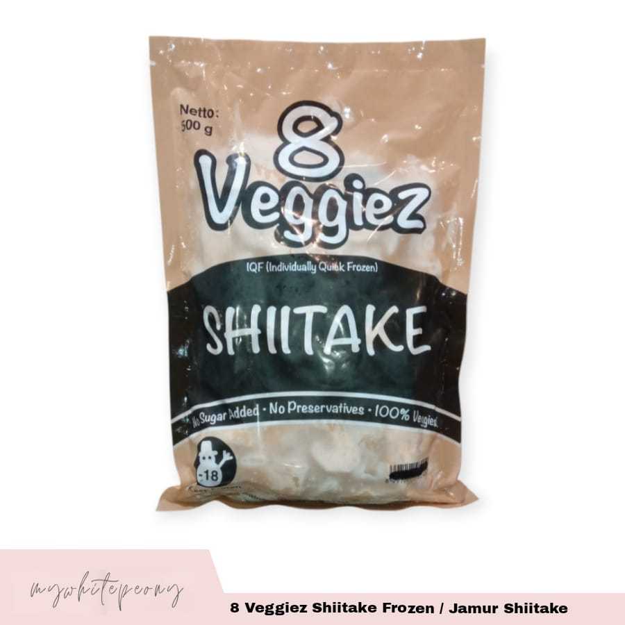 

8 Veggiez Shiitake Frozen / Jamur Shiitake