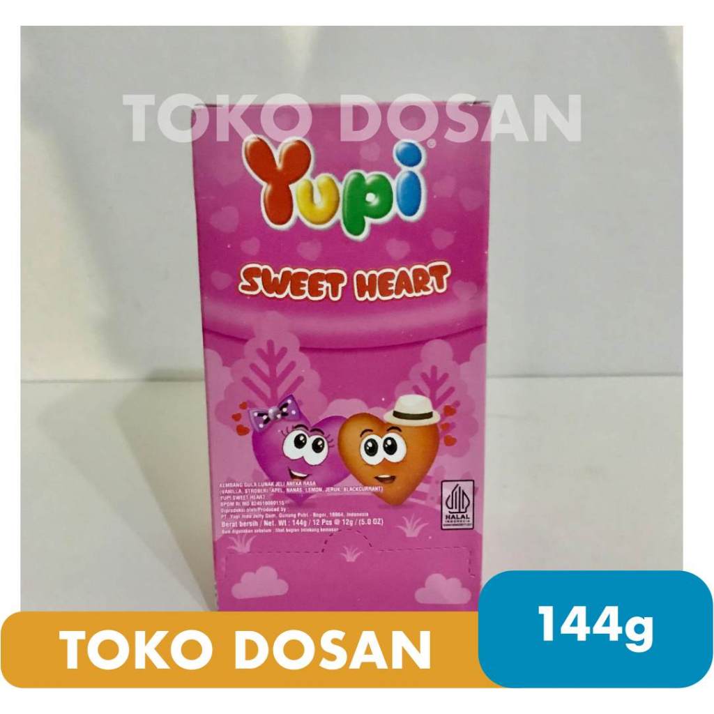

Yupi Sweet Heart box (isi 12 pcs)
