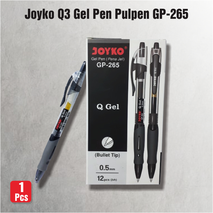 

1 [ktk] (12pc)Gel Pen Pulpen Pena Joyko GP-265 Q Gel 0.5 mm / Q GEL JOYKO/Gel Pen Pulpen Pena Joyko GP-265NT Q3 Gel 0.5 mm