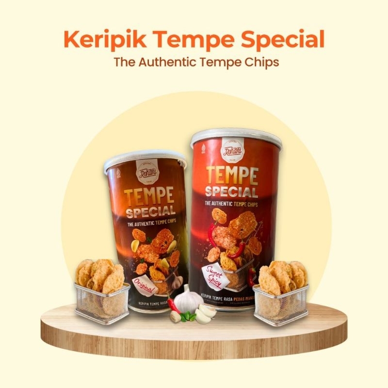 

Keripik Tempe Special tube 125g