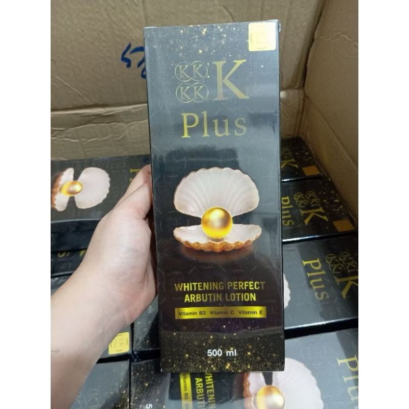 TOFU SKINCARE - 4K PLUS 5X WHITENING GLUTA LOTION 500ML NEW PACKAGE 100% ORI THAILAND / LOTION PEMUT