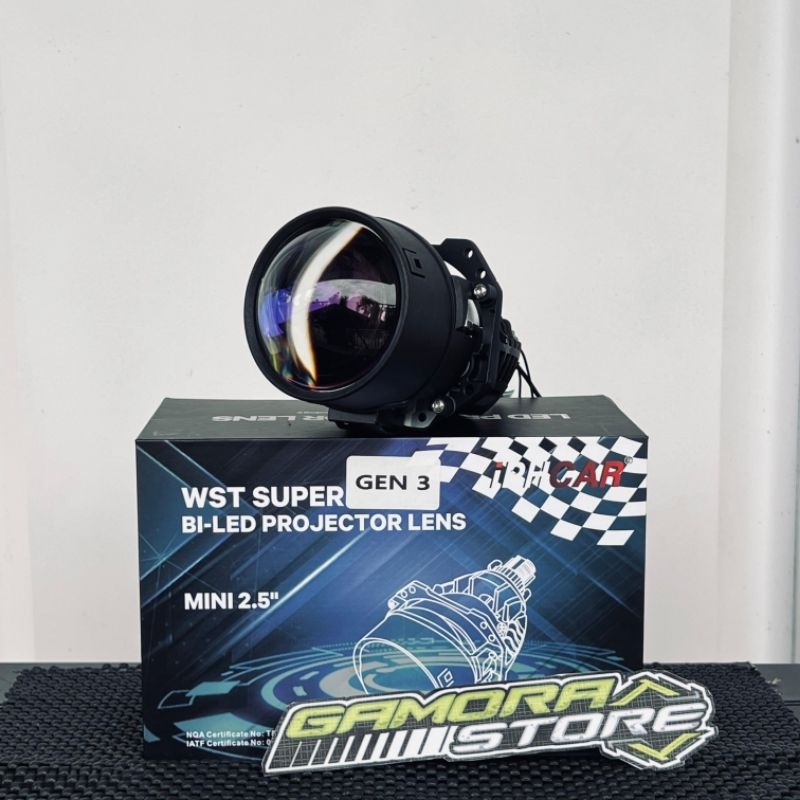 Lampu BILED IPHCAR GEN 3 WST SUPER LASER 60W 2.5 INCH projector mobil motor 55 watt 60 watt double b