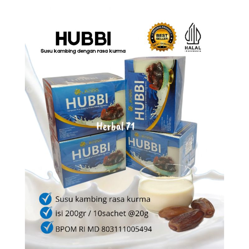 

HUBBI SUSU DENGAN RASA KURMA isi 10sachet