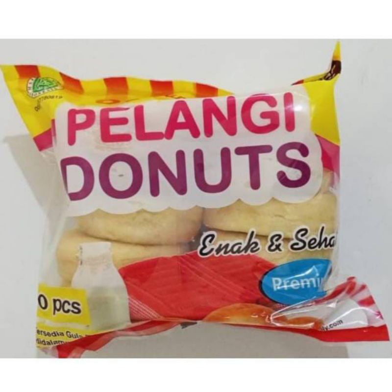 

pelangi donuts isi 10