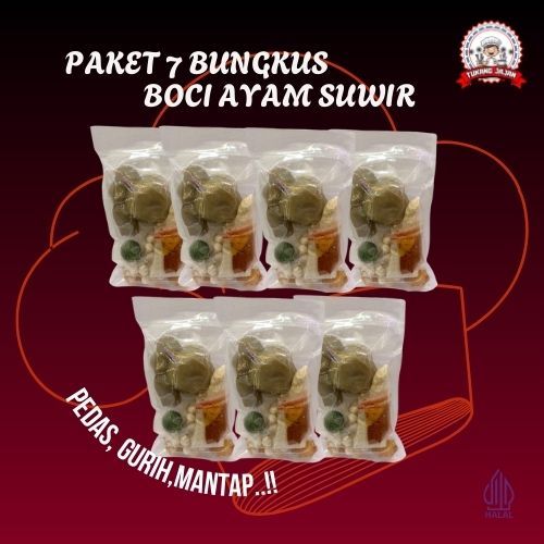 

PAKET HEMAT 7 BUNGKUS BASO ACI AYAM SUWIR - By Tukang Jajan
