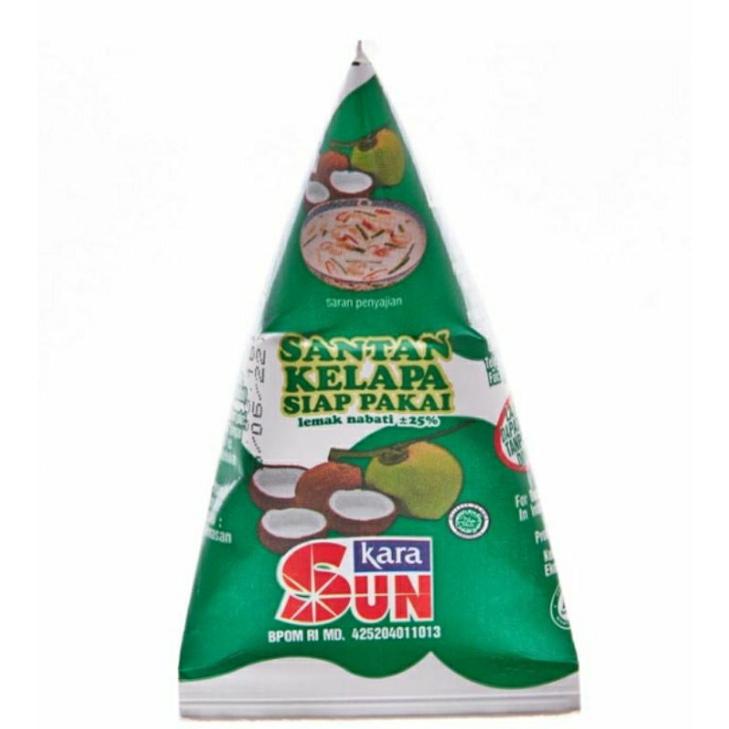 

Sun kara santan kelapa cair siap pakai 3 pc@ 65ml