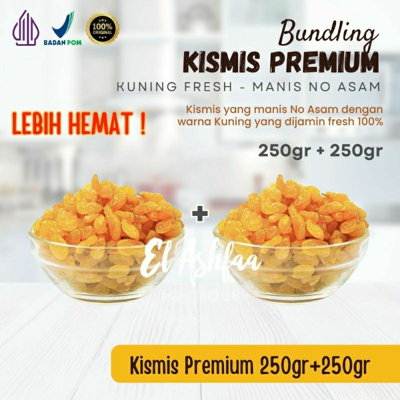 

Bundling (Paket Hemat) Kismis Premium - El Ashfaa Boutique