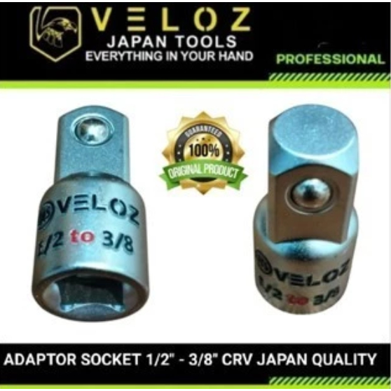 Veloz adaptor socket / extension socket Japan quality jaminan asli Original