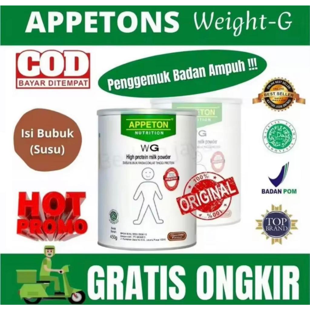 

Appeton weight GAIN Susu Untuk Gemuk Rasa Vanila Pouch Original 200 Gram