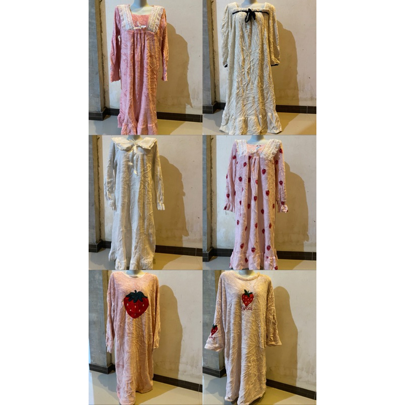 piyama ala idol pajama baju bobo beludru