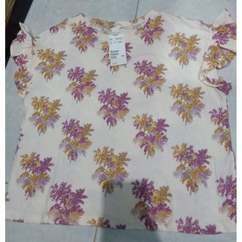 H&M Kaos Flower