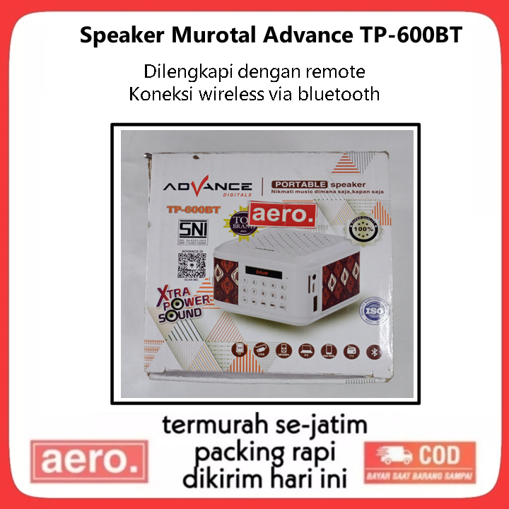 Speaker Murotal Advance TP-600BT