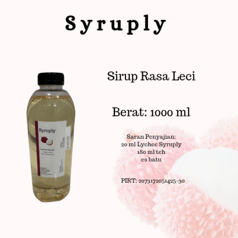 

Syruply Lychee 1000 ml - Sirup Rasa Leci