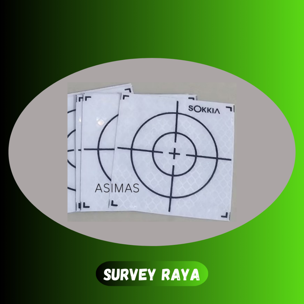 Survey Reflector Sheet Reflective Tape Sticker Prisma Target Sokkia