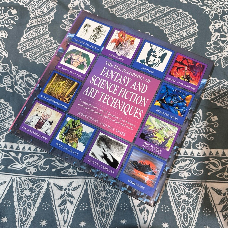 [ORI PRELOVED] THE ENCYCLOPEDIA OF FANTASY AND SCIENCE FICTION ART TECHNIQUES | John Grant & Ron Tin