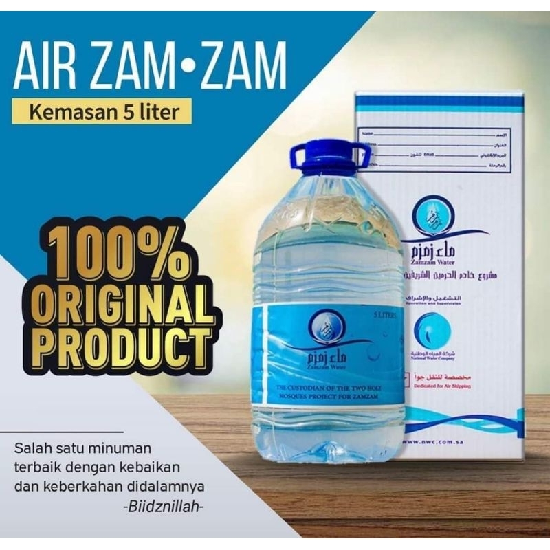 

Air zam-zam Original 5liter