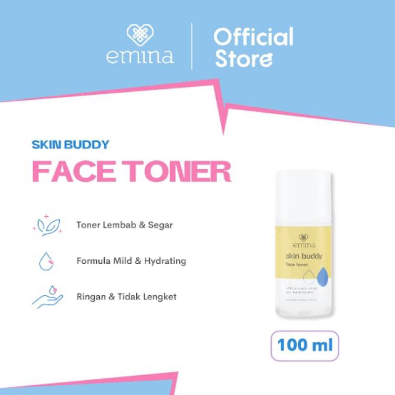 Emina Skin Buddy Face Toner 100 ml - Toner Wajah