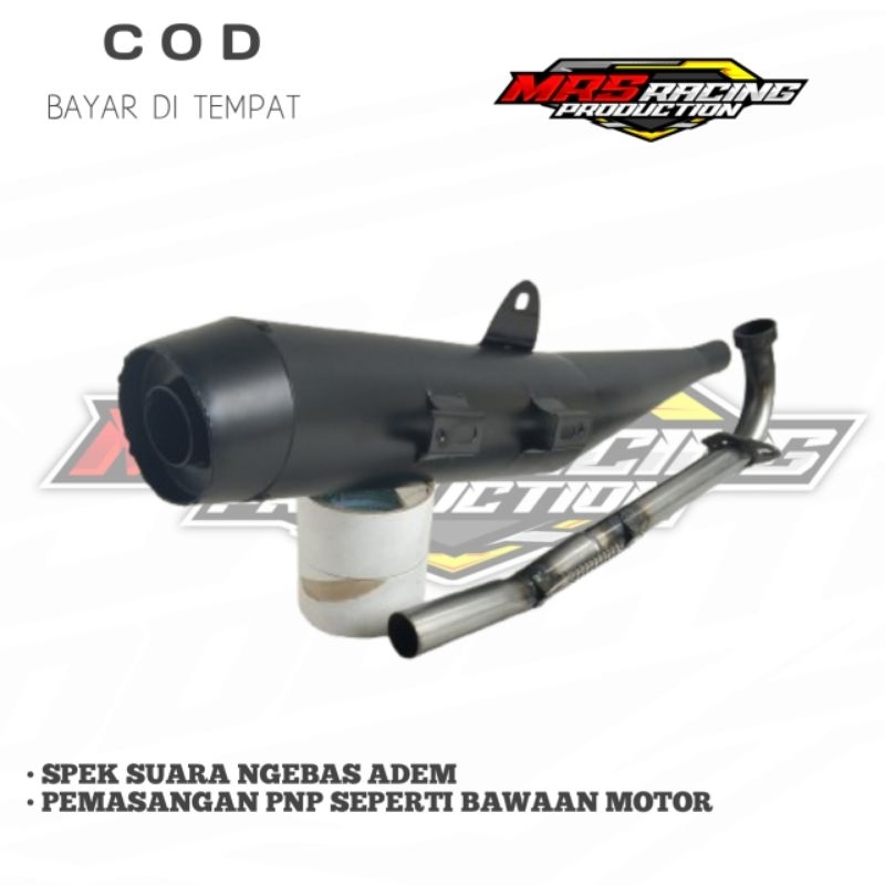 KENALPOT TSUKIGI STANDAR RACING SUPRA FIT 100 LAMA SUPRA FIT NEW 100 SUPRA X 125 2004-07 SUPRA X125 