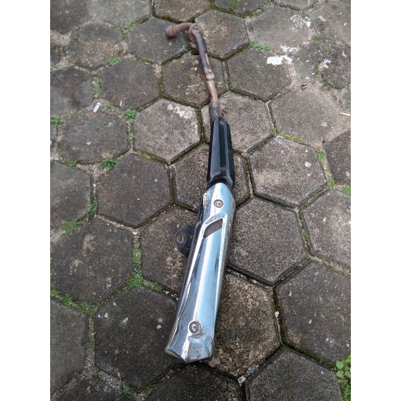 Knalpot standar Yamaha Vega ZR/R/New Original Copotan