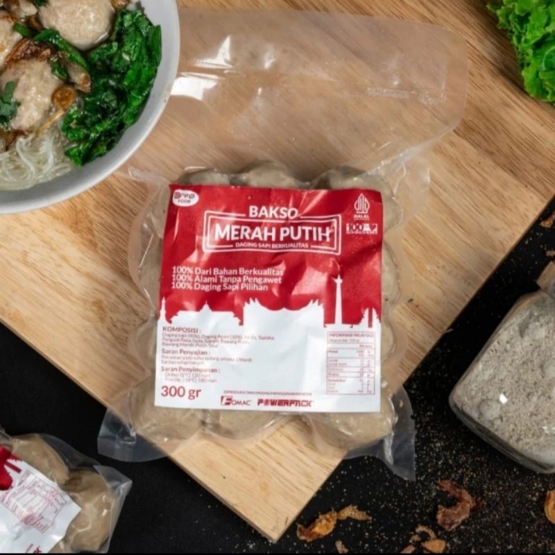 

Bakso Sapi Asli Merah Putih 300gr