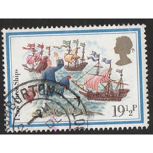 

A 11116 SATU BUAH PRANGKO INGGRIS TEMA I SAW THREE SHIPS DENGAN KONDISI SUDAH ADA CAP