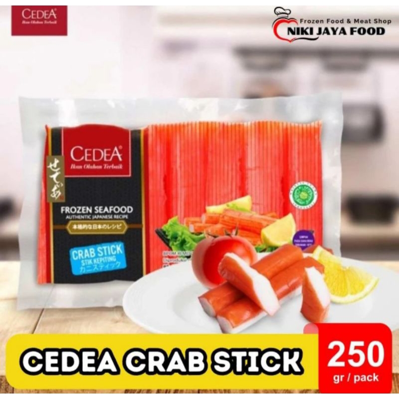 

Cedea Crab Stick 250 gram, Makanan Ikan Olahan || Niki Jaya Food